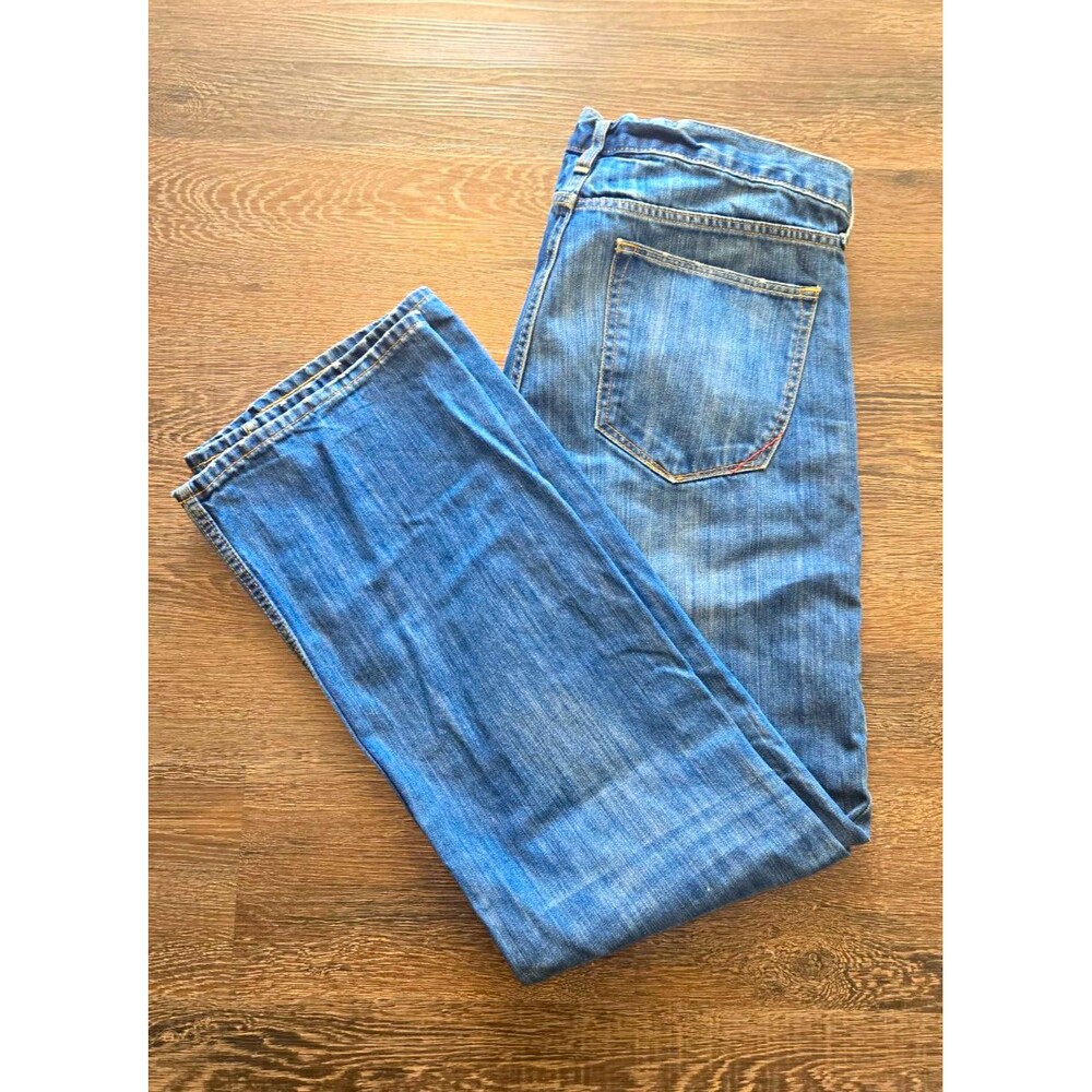 Banana Republic Relaxed Fit Blue Denim Jeans Men's 36 Straight Leg 5-Pocket